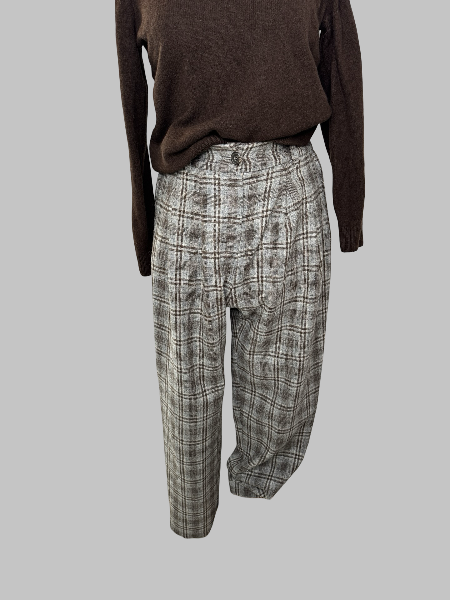 Pantalon à carreaux