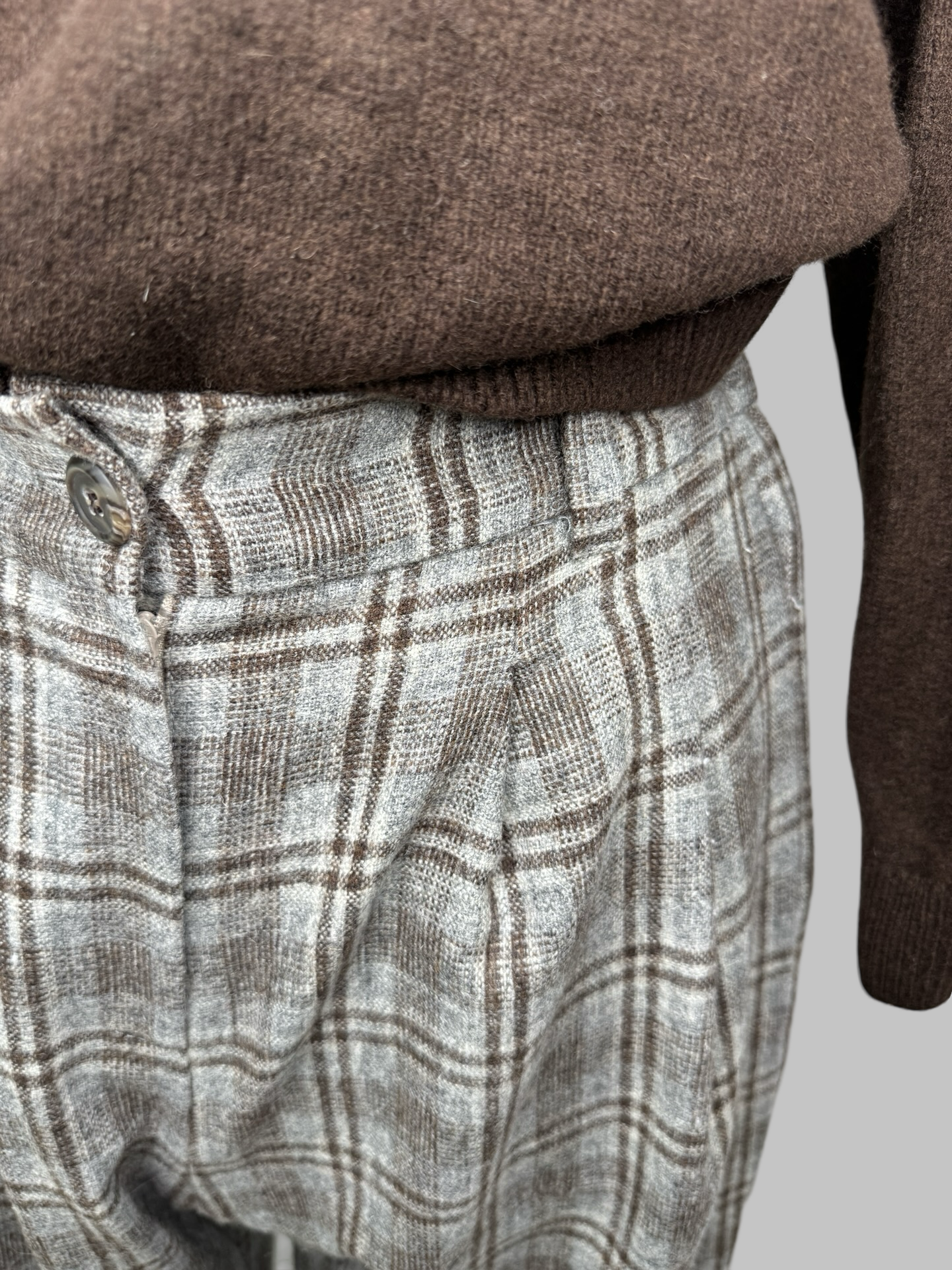 Pantalon à carreaux