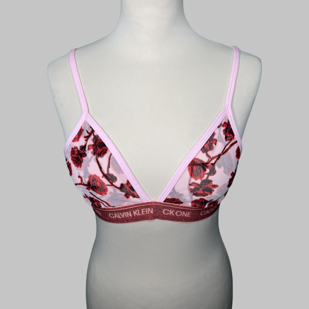 Soutien gorge fleurie Calvin Klein