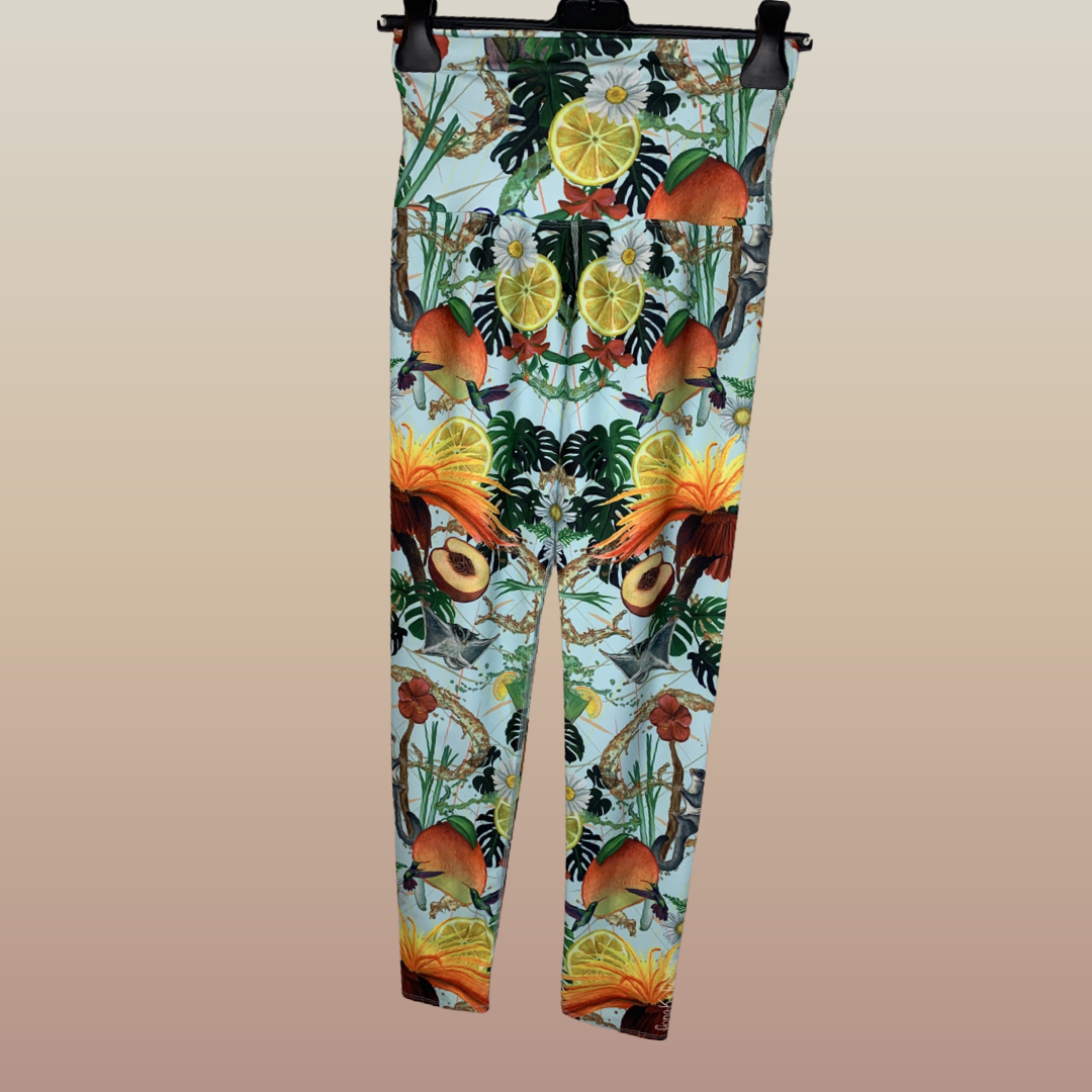 Legging à fleurs