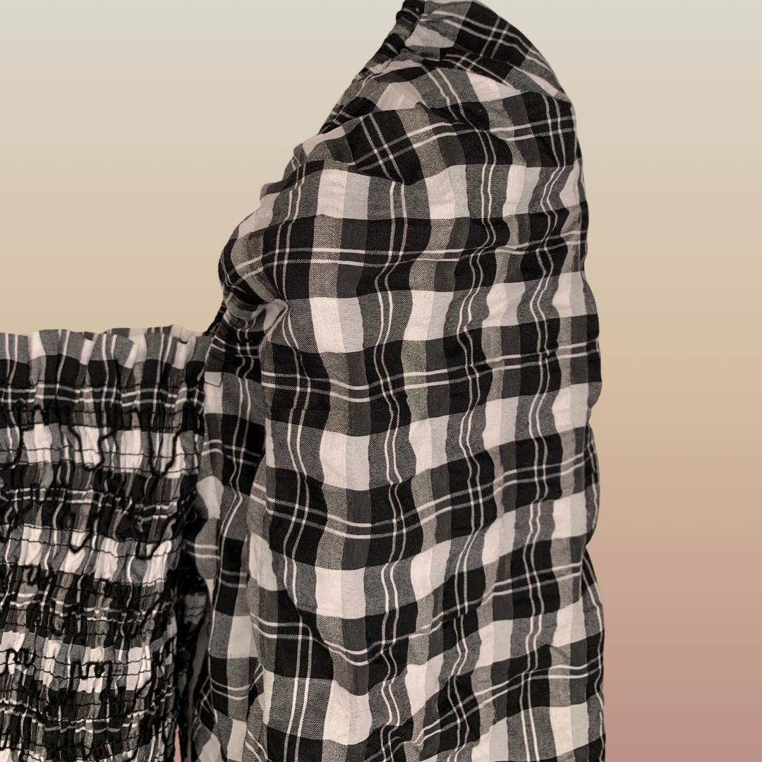 Top à carreaux H&M