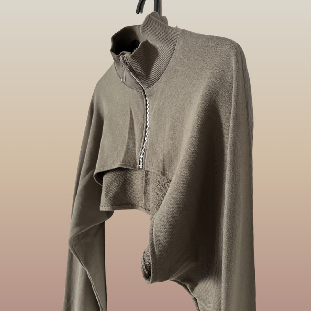 Jaquette courte zippé Zara