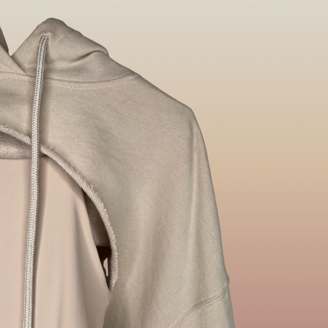Body - croped hoodie Bershka