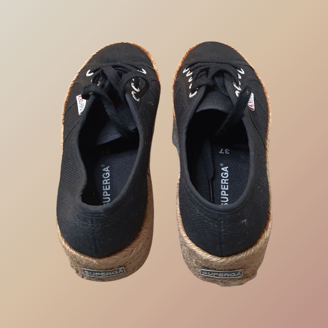Baskets Superga paille