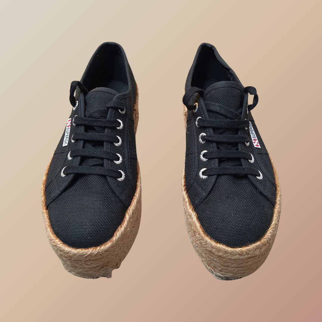 Baskets Superga paille