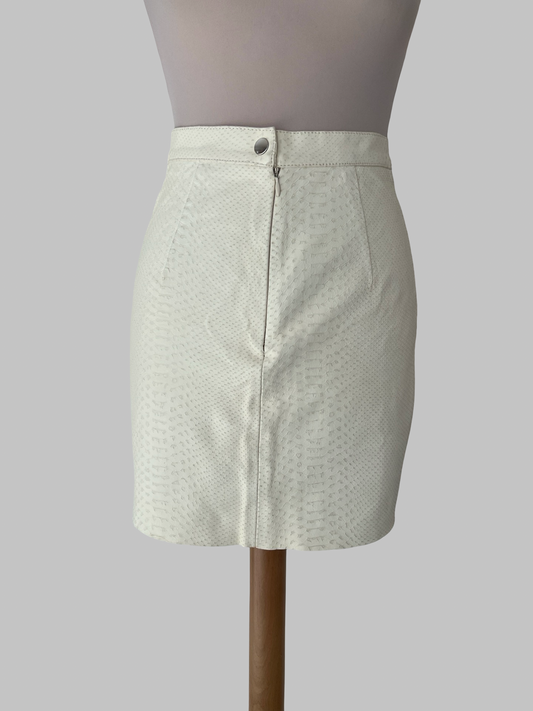 Jupe en cuir