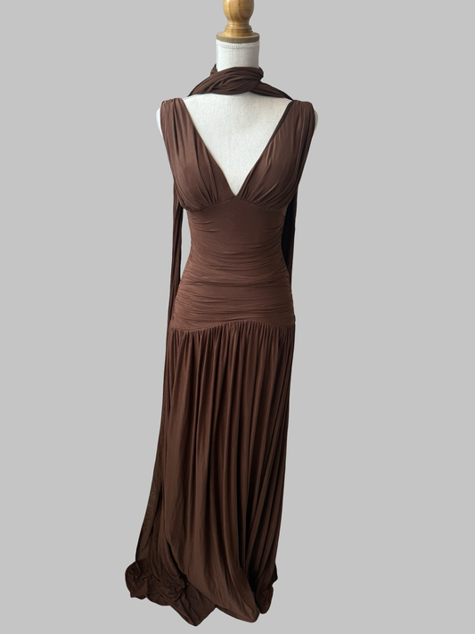 Robe drapé
