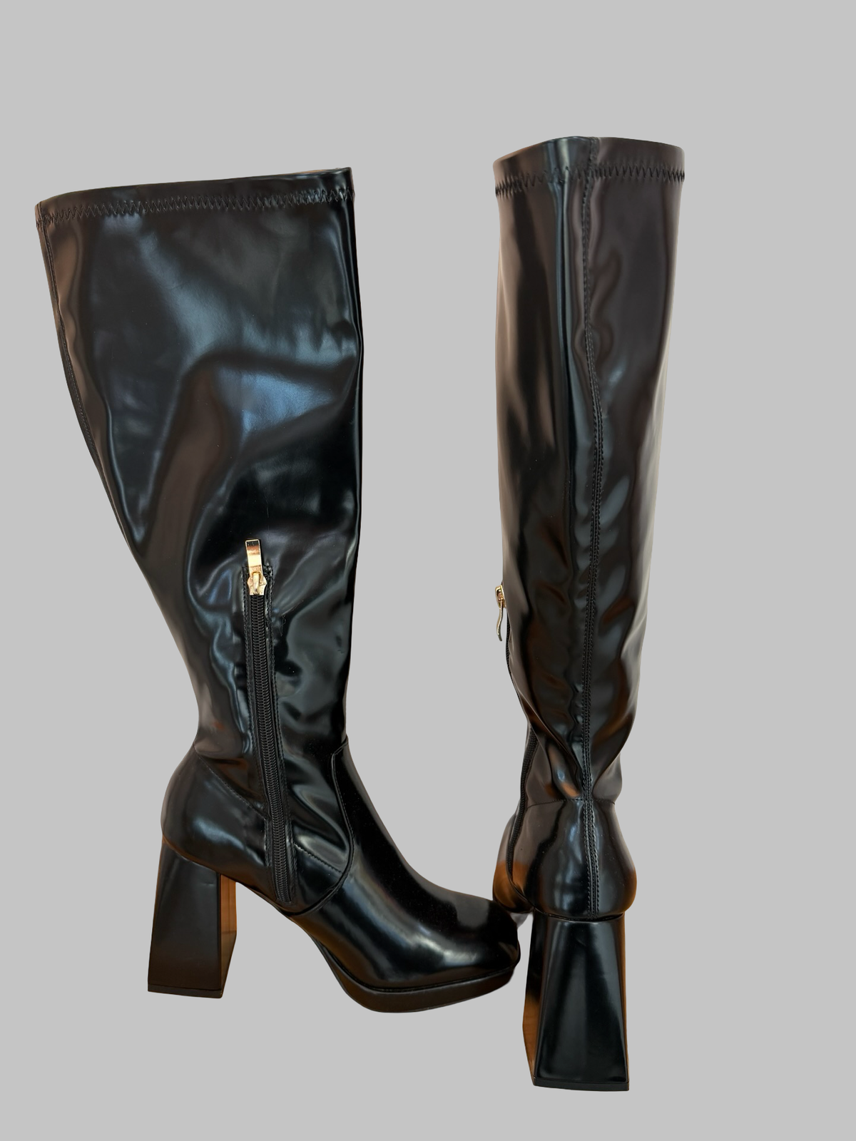Bottes similicuir cuir