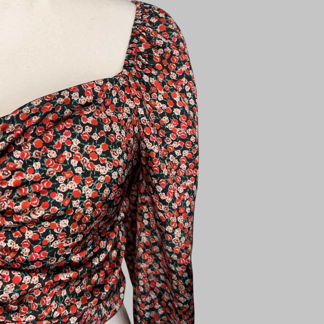 Blouse fleurie