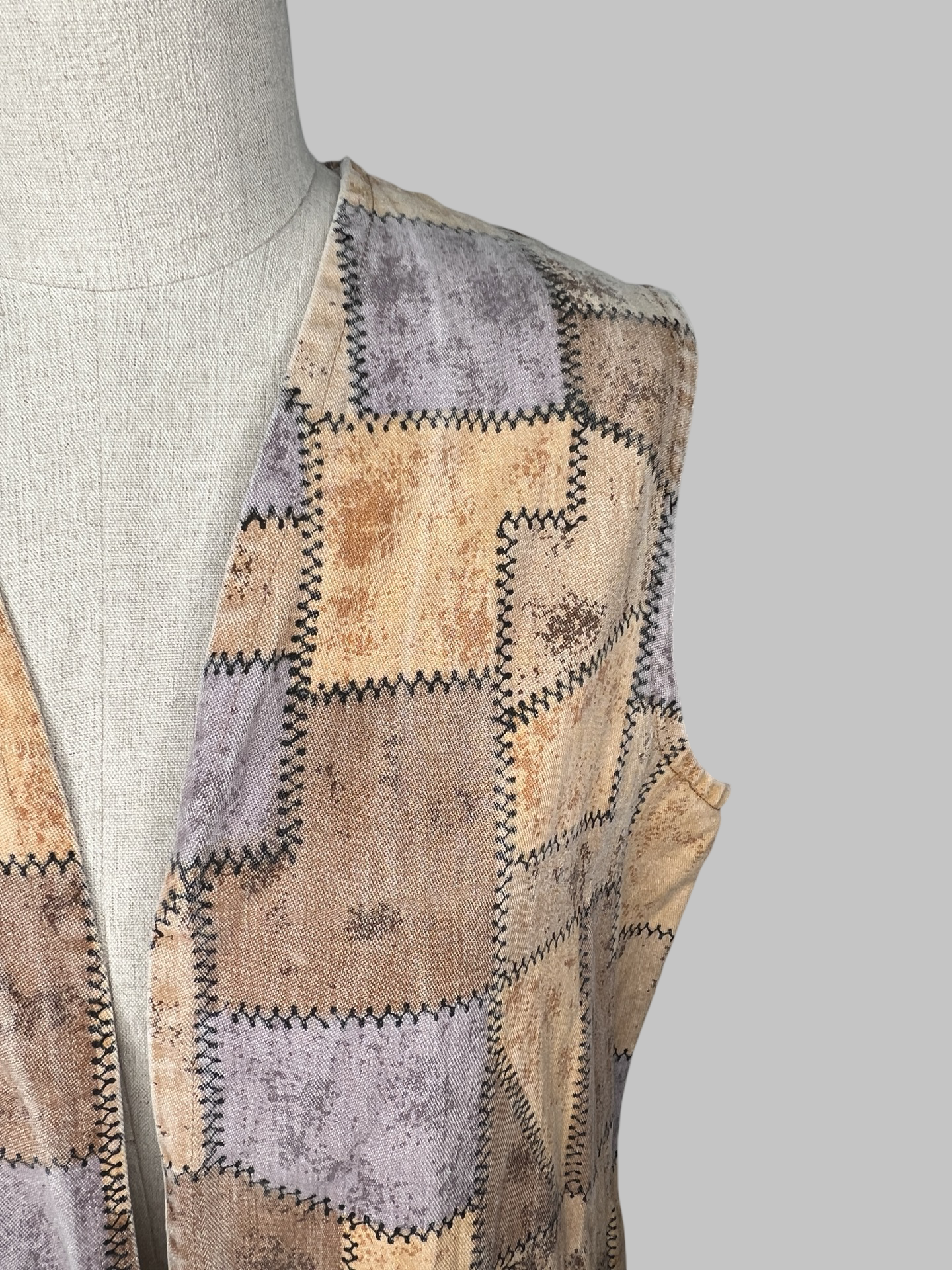 Gilet patchwork