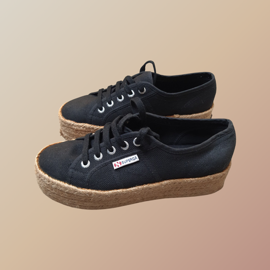 Baskets Superga paille